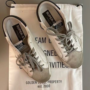 Golden Goose Superstar Center Stage Low Top Sneaker Size 10 US